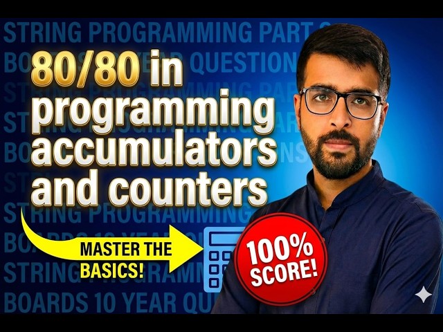 Score 80/80 in ICSE Class 8 Programming 🚀 Accumulators & Counters | 15 Important BlueJ Programs