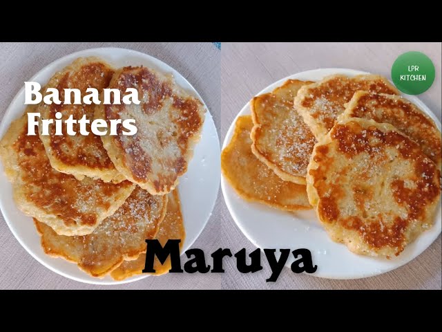 MARUYA RECIPE | How to Cook Maruya | Maruya Saging na Saba | Delicious Banana Fritters Recipe