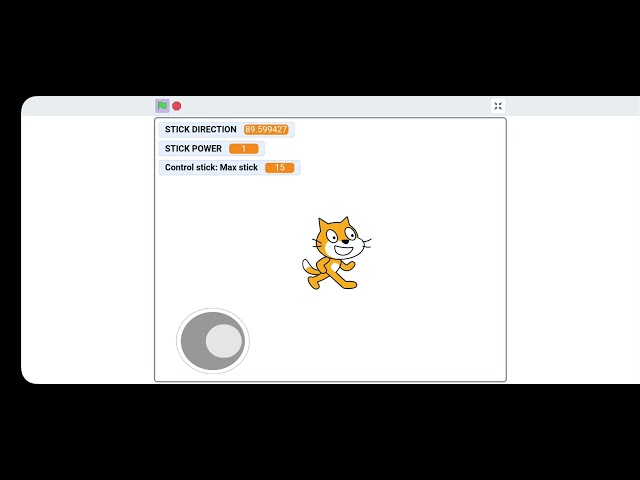 First joystick in scratch // credit goes to @griffpatch