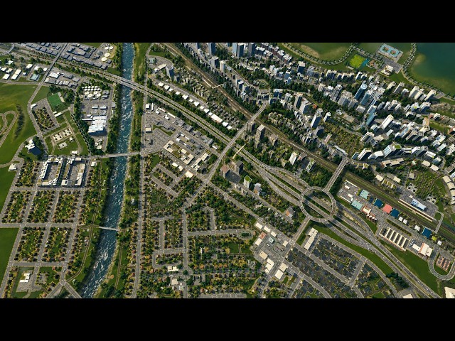 Redesigning a small industrial area in Öttingham 🇬🇧 #33 Cities Skylines