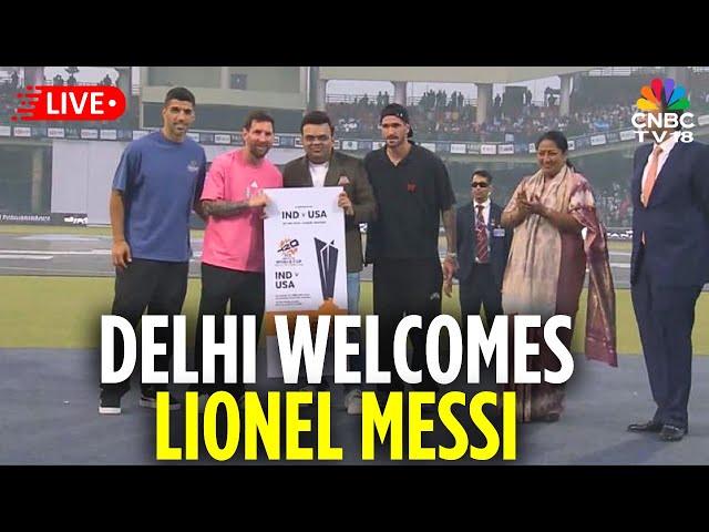 Messi GOAT Tour Of India LIVE: Jay Shah Gifts Messi T20 World Cup Ticket | Messi in Delhi | N18L