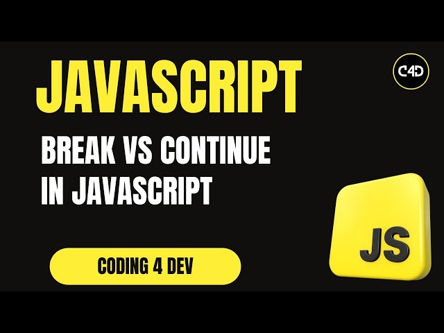 break vs continue in JavaScript 🔁 | Loop Control Made Easy