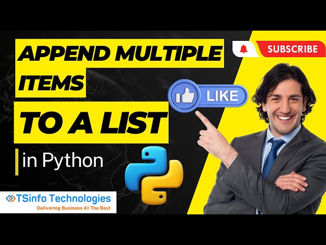 Python append multiple items to list | How to append multiple values to a list in Python |