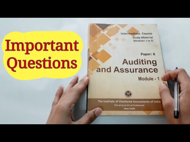 Auditing & Assurance Important Questions For July 2021 | CA Intermediate/IPC | Pathak Tutorials