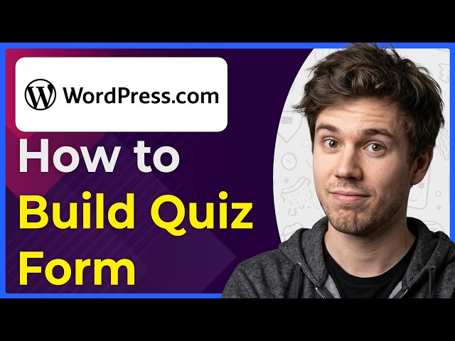 How to Build a Quiz Form in Wordpress Without a Plugin (Step-By-Step) [2026 guide]
