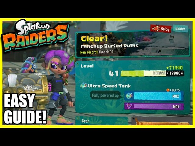 Splatoon Raiders | Minchup Buried Ruins SPICY RAID Easy Guide