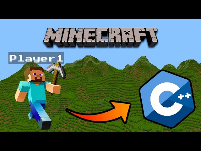 I made a Minecraft clone in C++ Multiplayer!
