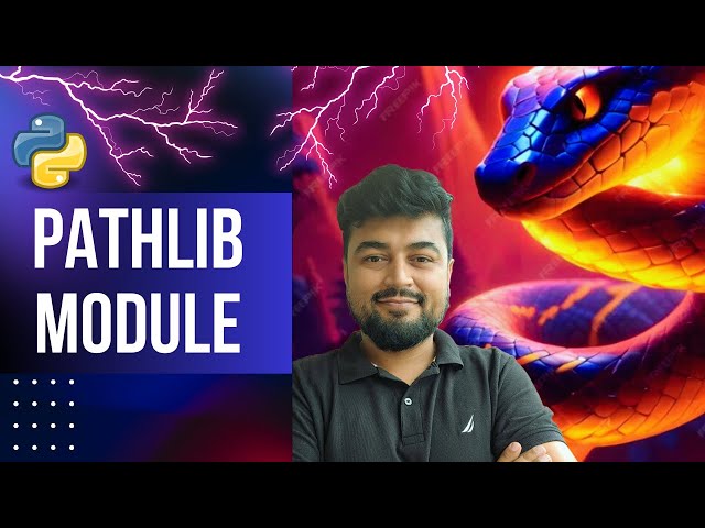 #60 Python Tutorial for Beginners | PathLib Module with example | Hindi