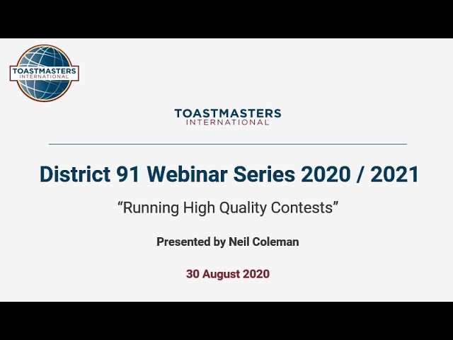 Webinar 5 - Running Successful Contests