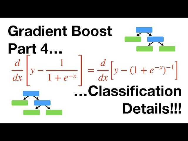 Gradient Boost Part 4 (of 4): Classification Details