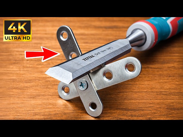 The World’s Sharpest Chisel! Easy Way To Sharpen Chisels To Professional Grade Perfect Sharpness
