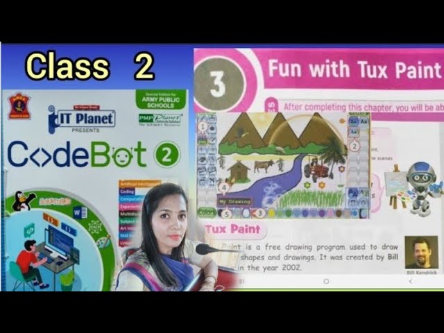 FUN WITH TUX PAINT ,Class 2- (Chapter 3 )# IT Planet # Computer# APS