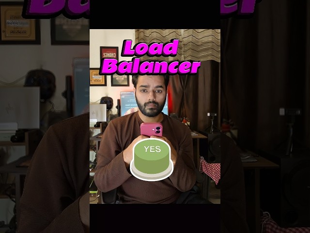 Load Balancing Explained: The Supermarket Logic 🛒 #shorts #systemdesign