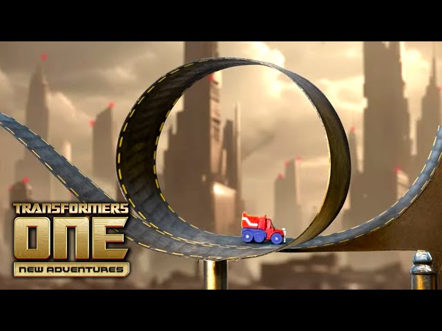Dodge the Obstacles in the Sky! | Transformers One: New Adventures | EP14 | Animation