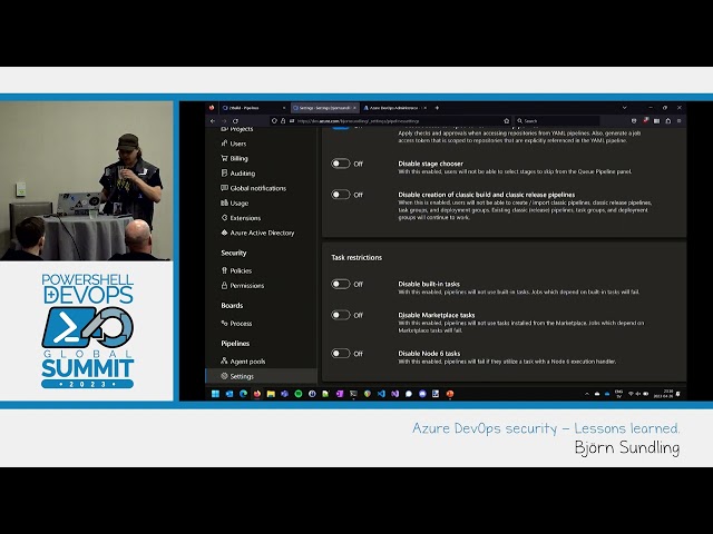 Azure DevOps security - Lessons learned by Björn Sundling