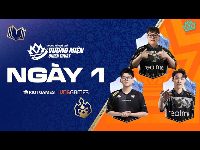 🔴 NGÀY 1 - CKTG: VƯƠNG MIỆN CHIẾN THUẬT | RRQ YBY1, RRQ MIDFEED, GD ROYAL, VP MILO | ĐTCL MÙA 16