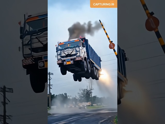 Truck flying on sky #shorts