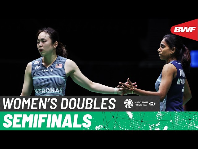 YONEX Taipei Open 2026 | Tan/Muralitharan (MAS) [1] vs Corbett/Gai (USA) | SF