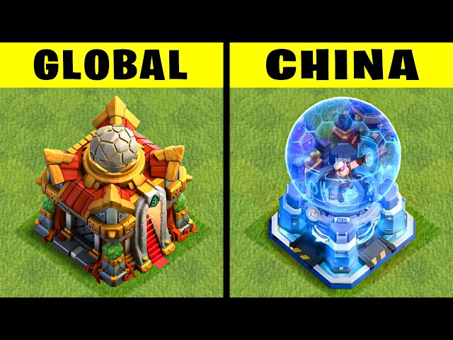 30 Differences Between Clash of Clans Global VS China