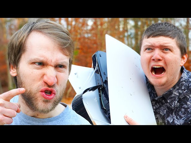 Psycho Kid Destroys Playstation 5