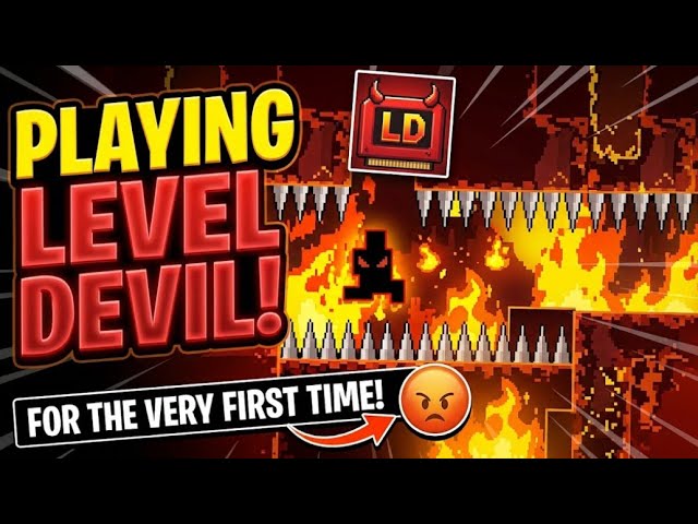 Playing level devil for the first time 🤯 (I didn't use my voice I used a voice changer)
