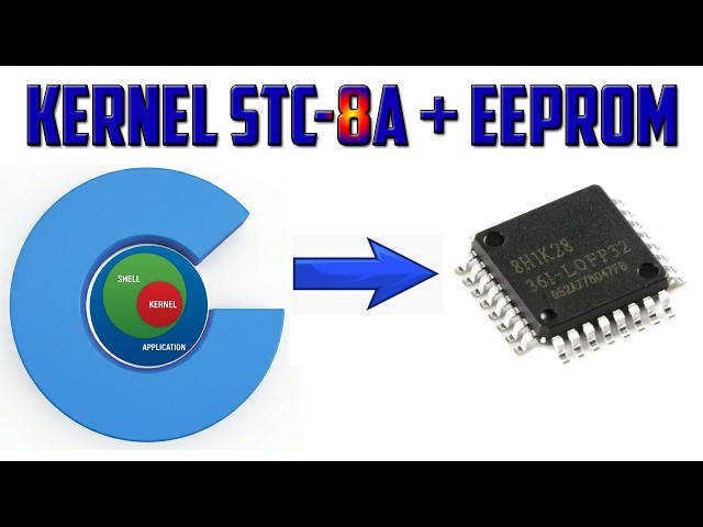 Kernel STC 8A con permanencia de datos