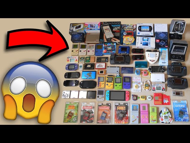 THIS IS MY ENTIRE COLLECTION OF HANDHELD CONSOLES