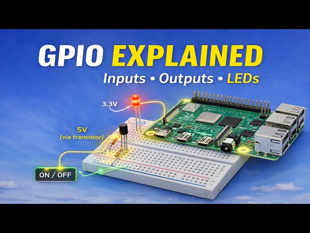 GPIO Explained! How Raspberry Pi Talks to the Real World