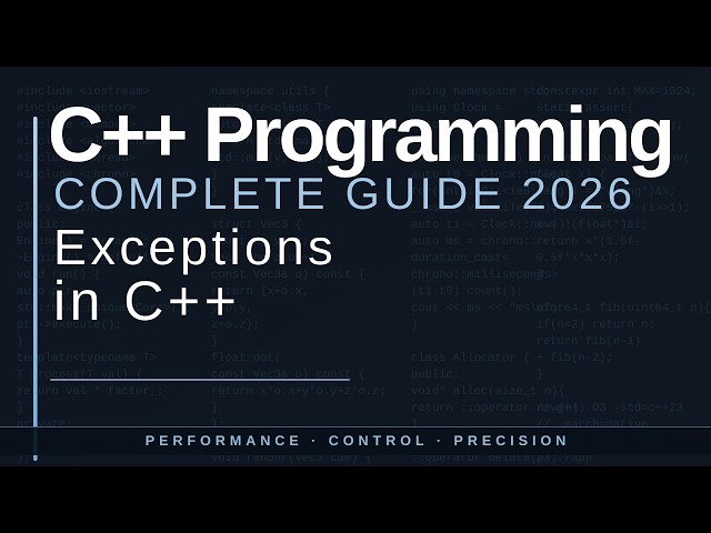 Exceptions in C++