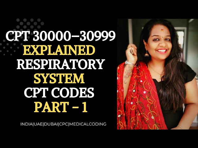CPT 30000–30999 Explained | Respiratory System CPT Codes | Medical Coding & CPC Exam