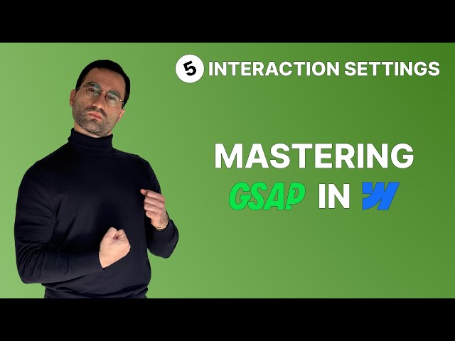 Mastering GSAP Interactions in Webflow – Part 5: Repeat, Runs On & Conditional Playback Explained