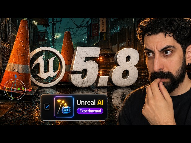 Unreal Engine 5.8 is INSANE! NEW AI Plugin + Huge Features