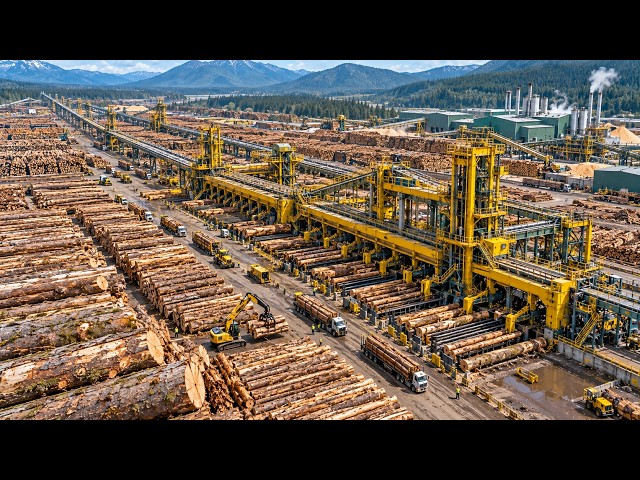 How Largest Scandinavian Mills Produce World Class Timber - Europe Sawmill Technology Walkthrough