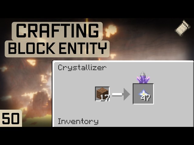 Fabric Modding Tutorial - Minecraft 26.2: Crafting Block Entity | #50