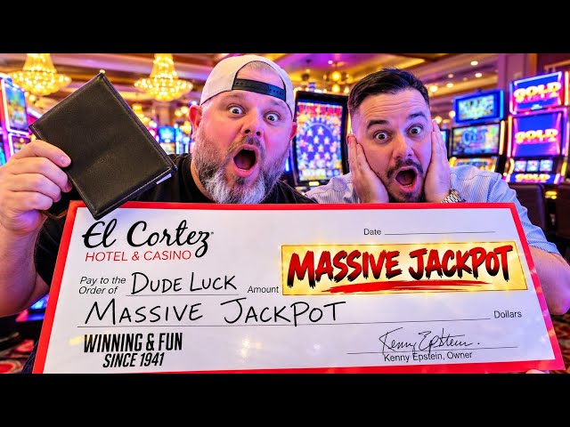 I WON a JACKPOT SO MASSIVE They Gave Me a Big Check in Vegas!!