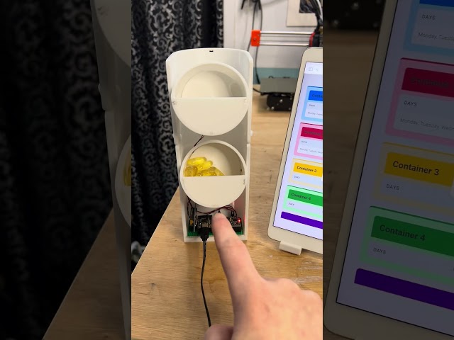 DIY automatic Pill dispenser #3dprinting #arduino #organiser #healthcare #diy  #techtok #robotics