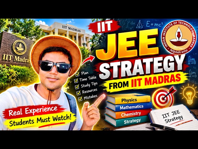 🔴 LIVE: JEE 2027 Preparation Strategy | Ask Me Anything + IIT/JEE Tips #viral #iitmadras #live #iit