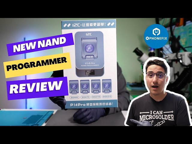 NEW P14 Pro - Modular NAND Programmer from i2C. Purple Mode, Unbinding, Storage Upgrade & More!