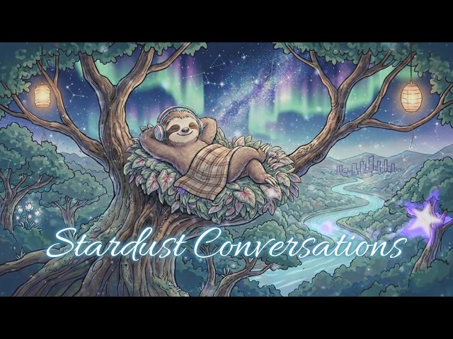 Stardust Conversations 🌌 Atmospheric Space Lo-fi for Deep Focus, Brainstorming & Late Night Thinking