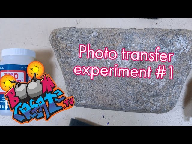 Photo Transfer Experiment #1, how to Mod Podge Photo Transfer