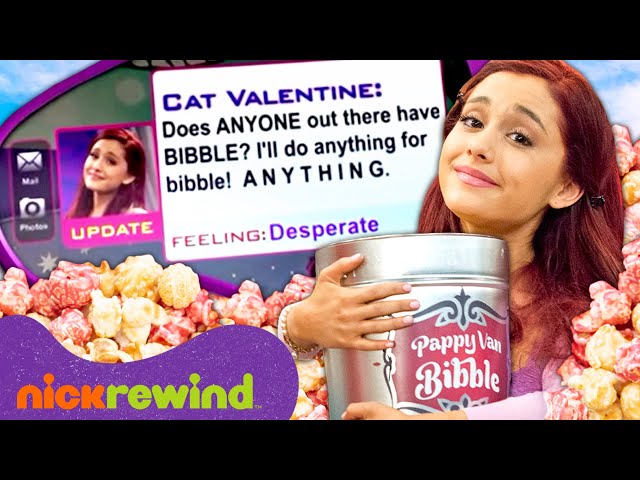 Every Cat Valentine Addiction EVER on Victorious! | NickRewind