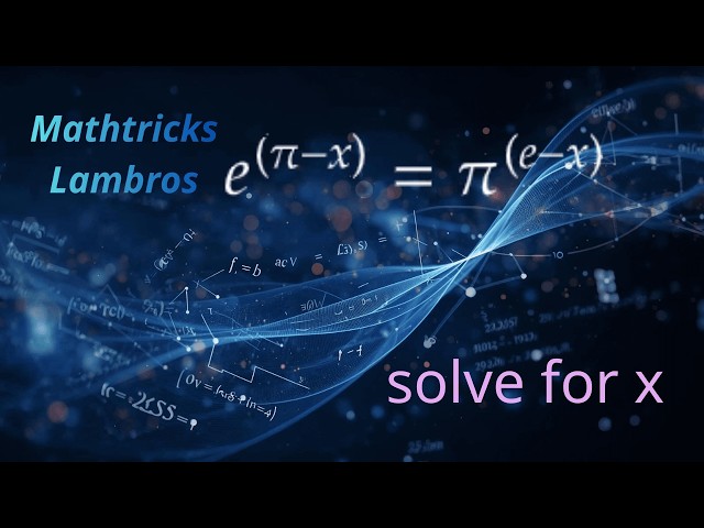 eˆ(π-x)=πˆ(e-x) #MathTricks #APCalculus #STEM #StudyWithMe #ancientwisdom