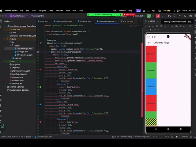 PART 2. FLUTTER MOBILE APP DEVELOPMENT - 2025 - Columns & Rows
