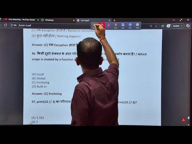 O'Level | Python | M3:R5 | Paper Solving July 2026