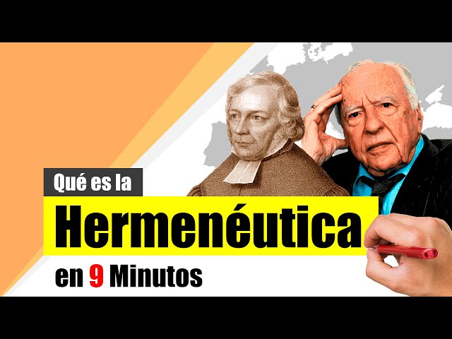 ¿Qué es la HERMENÉUTICA? - Resumen | Definición, características y representantes.