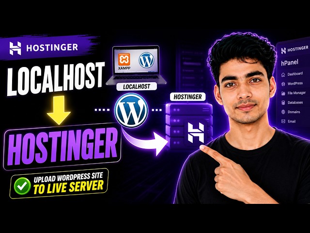 How To Transfer WordPress Website From Localhost To Hostinger | Upload WordPress Site From Localhost