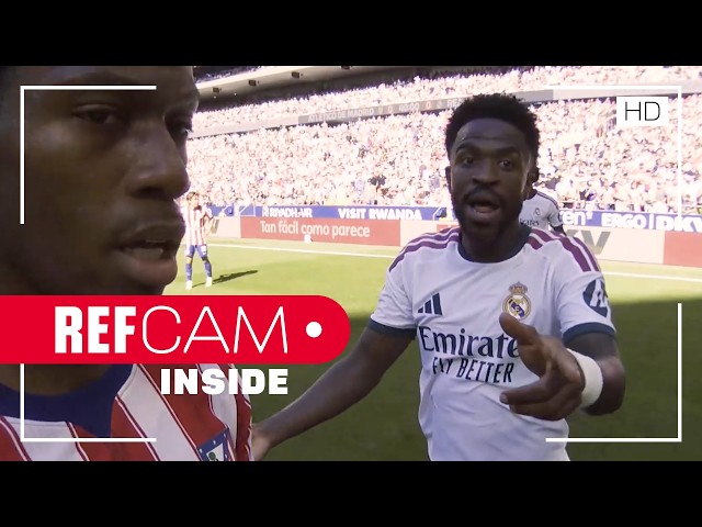 REFCAM Atlético de Madrid vs Real Madrid 👀