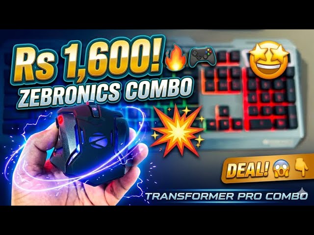 Zebronics Transformer Pro (2026) - STILL The Best Budget Keyboard?!