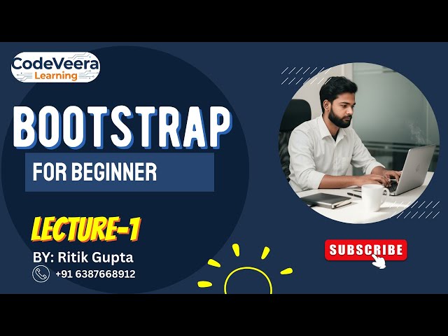 🔴 Bootstrap Live Class | Learn Bootstrap from Scratch | For Beginners 🚀| Codeveera Learning