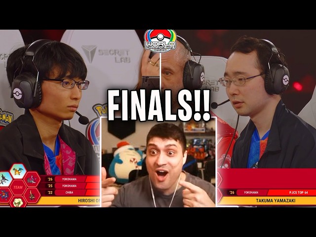 MEGA DRAGONITE IN VGC WORLDS FINALS 👀🔥Pokeaim Reacts To Hiroshi Onishi VS Takuma Yamazaki